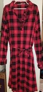 Flannel dress
